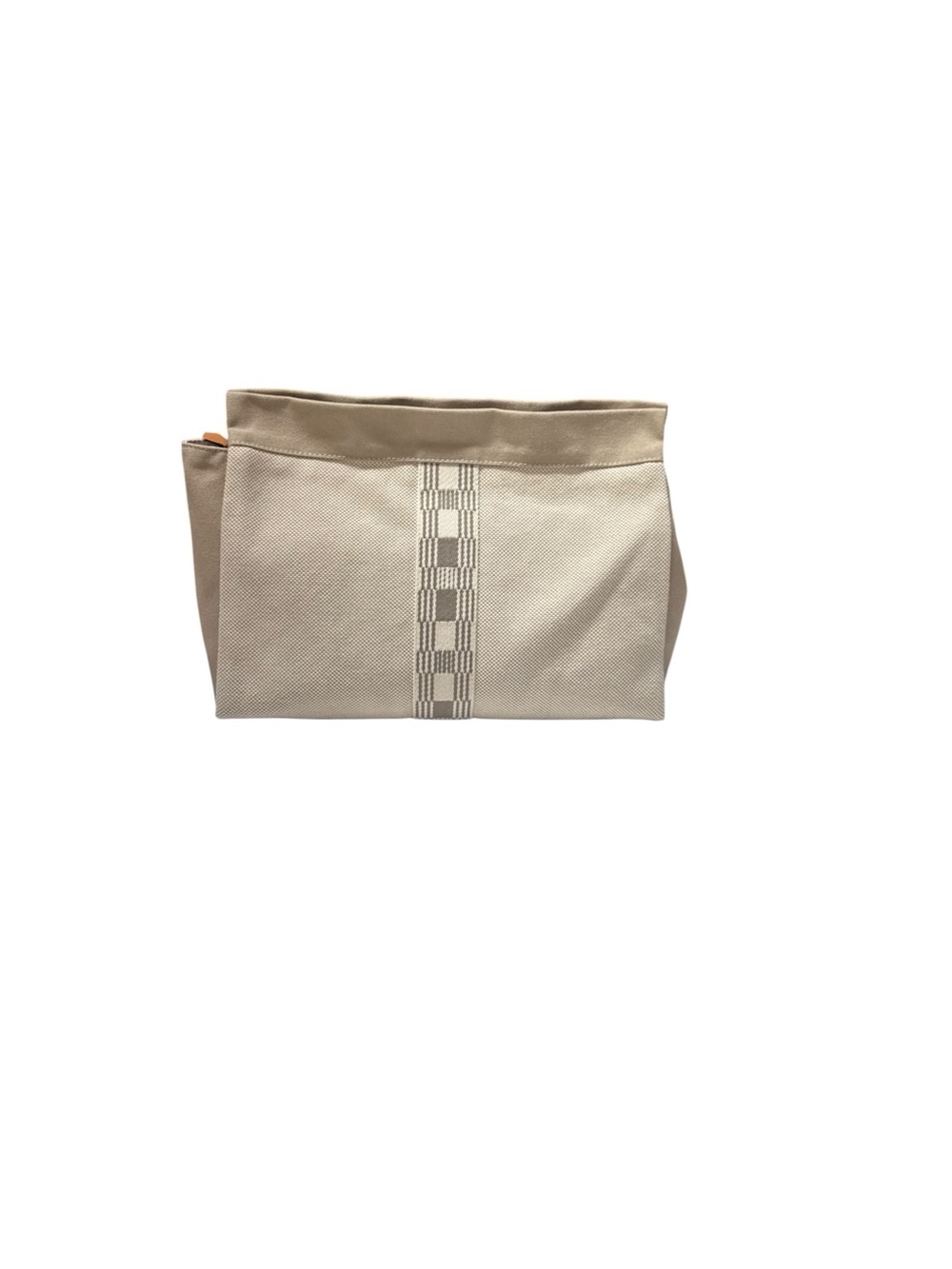 Hermes JImetou canvas Travel GM neutral utility pouch